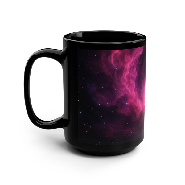 Celestial Mirage - Black Mug, 15oz