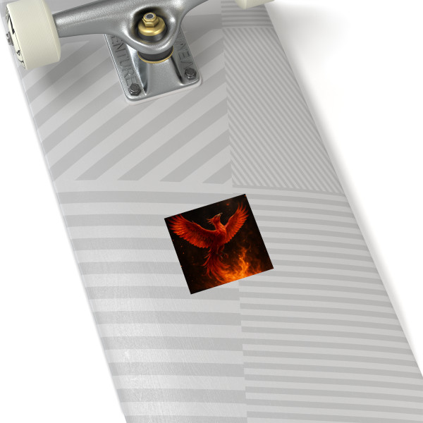 Eternal Flame Rising - Square Stickers, Indoor\Outdoor