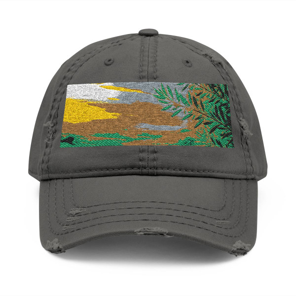 Harmony in Nature - Distressed Dad Hat (Embroidery)
