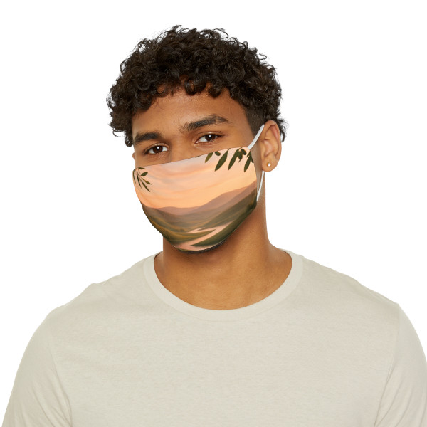 Harmony in Nature - Snug-Fit Polyester Face Mask