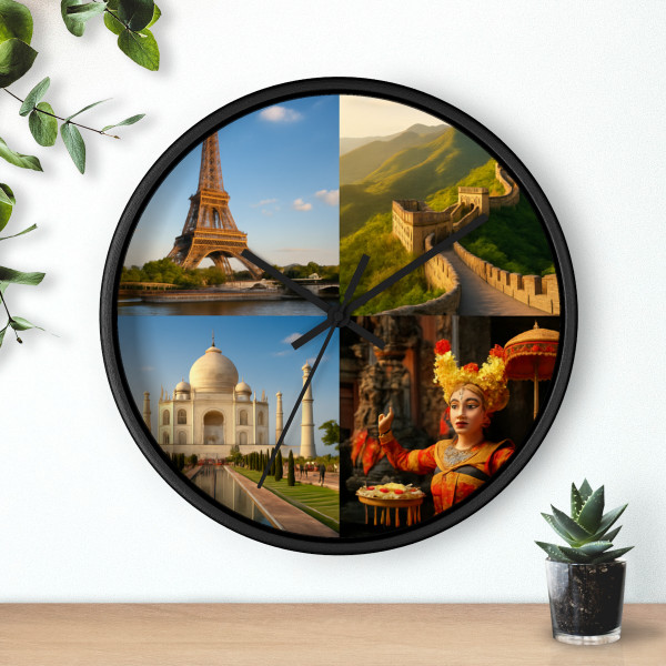Timeless Journeys - Wall Clock