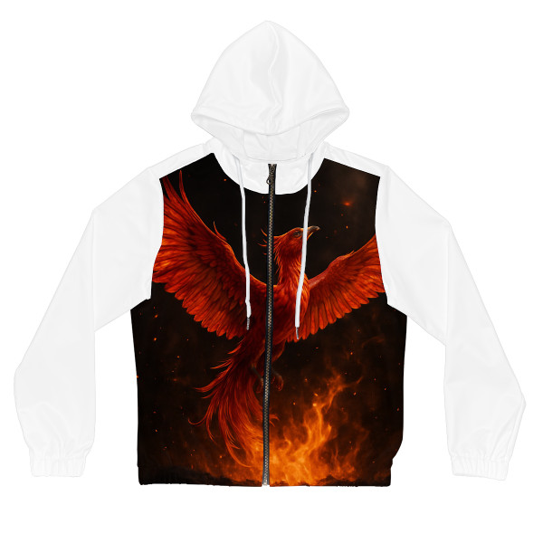 Eternal Flame Rising - Women’s Full-Zip Hoodie (AOP)