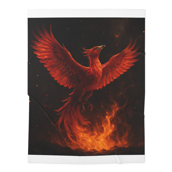 Eternal Flame Rising - Baby Swaddle Blanket