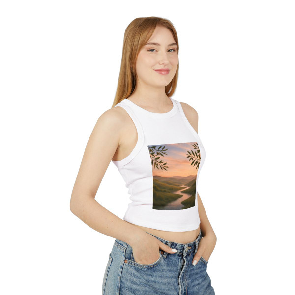 Harmony in Nature - Women's Micro Rib Racer Tank Top