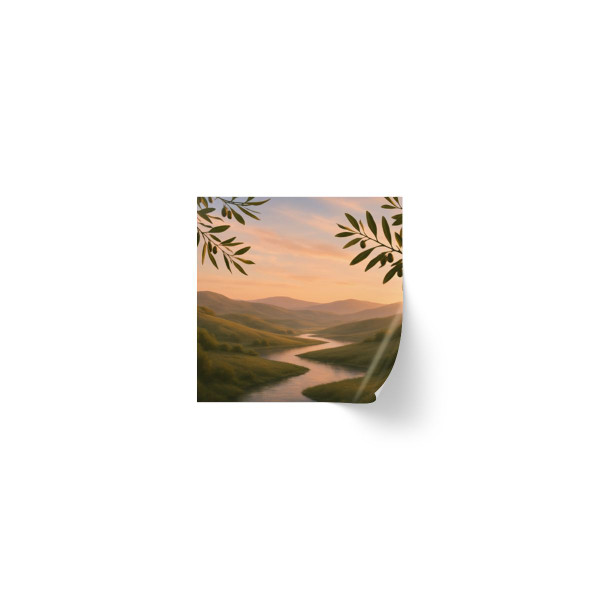 Harmony in Nature - Square Sticker Label Rolls