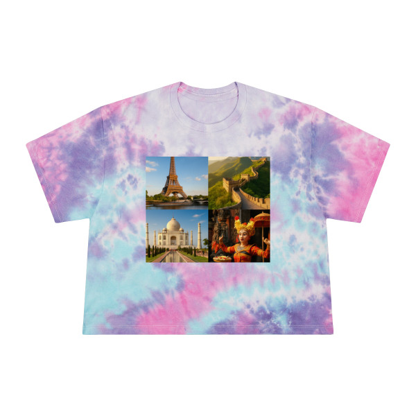 Timeless Journeys - Women's Tie-Dye Crop Tee