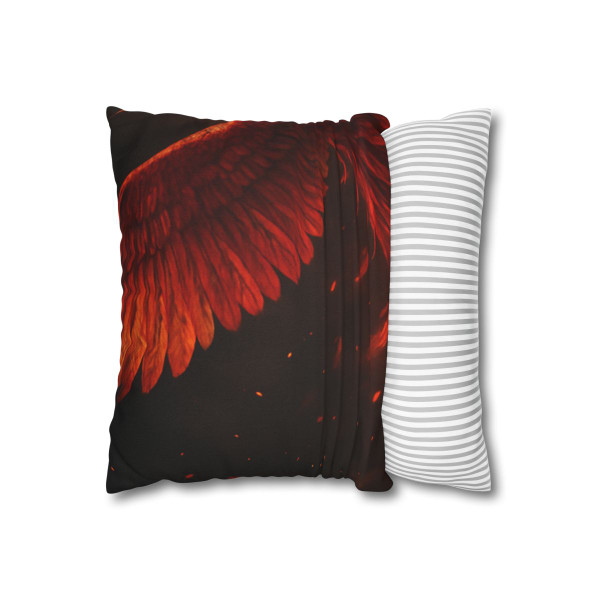 Eternal Flame Rising - Spun Polyester Square Pillowcase