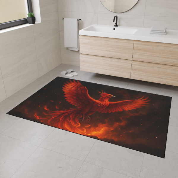 Eternal Flame Rising - Heavy Duty Floor Mat