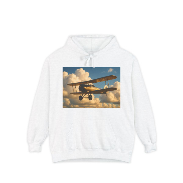 Soaring Above Clouds - Unisex Garment-Dyed Hoodie