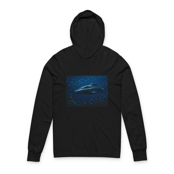 Deep Sea Voyager - Unisex Hooded Long Sleeve Tee