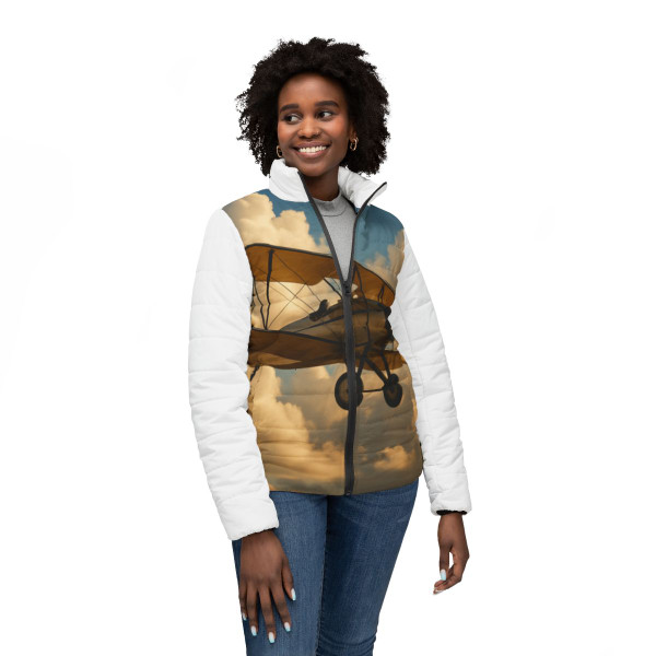 Soaring Above Clouds - Women’s Puffer Jacket (AOP)
