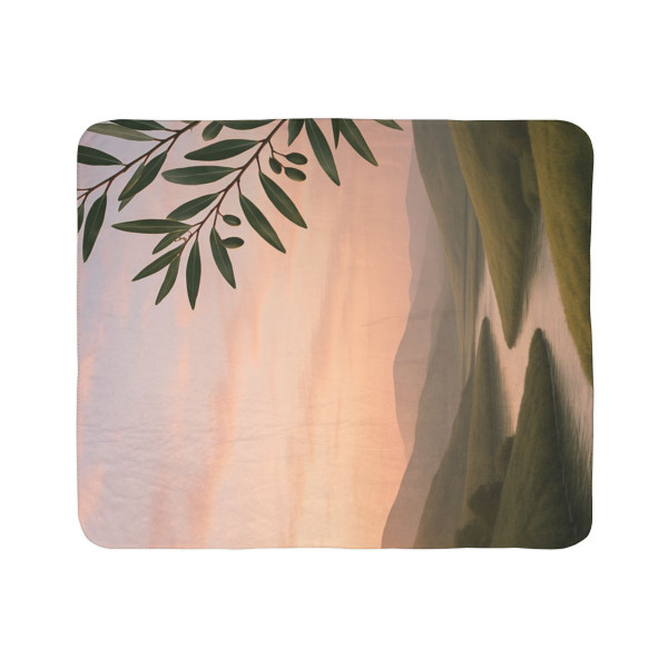 Harmony in Nature - Fleece Sherpa Blanket
