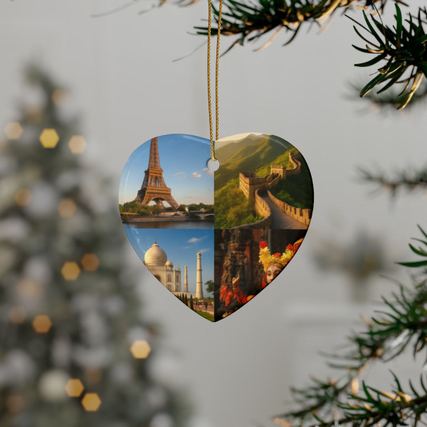 Timeless Journeys - Ceramic Ornaments (1pcs, 5pcs, 10pcs, 20pcs)