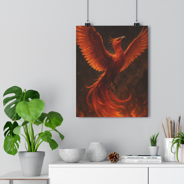 Eternal Flame Rising - Paper Poster