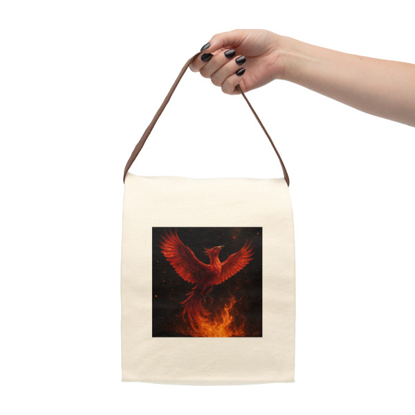 Eternal Flame Rising - Canvas Lunch Bag With Strap