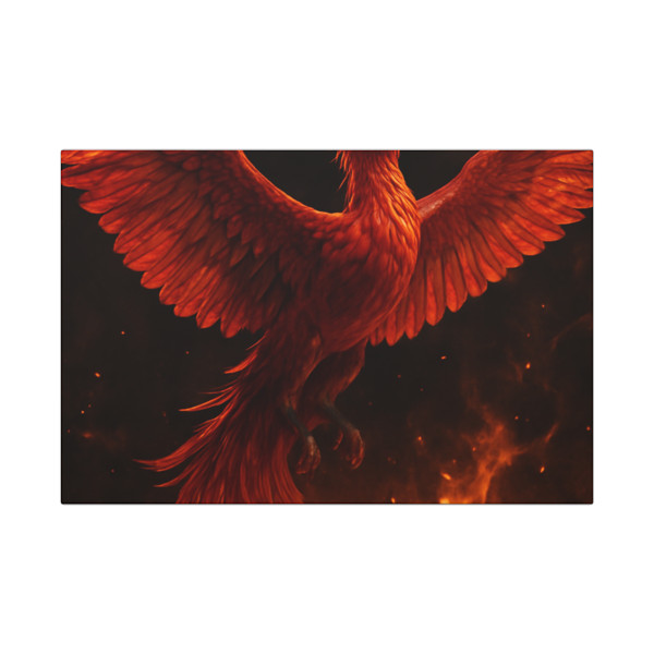 Eternal Flame Rising - Canvas Art Wraps, 1.6"