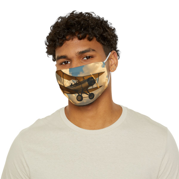 Soaring Above Clouds - Snug-Fit Polyester Face Mask