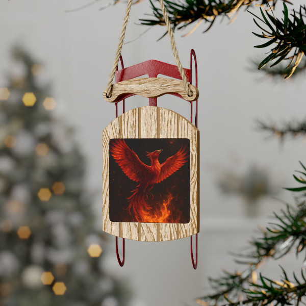 Eternal Flame Rising - Sled Ornaments