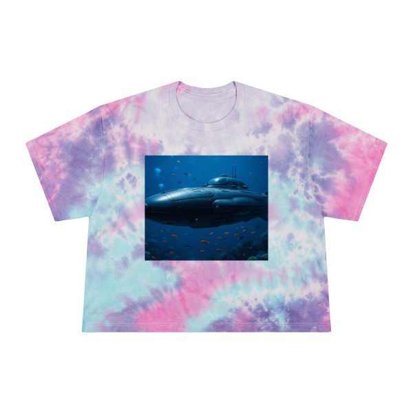 Deep Sea Voyager - Women's Tie-Dye Crop Tee