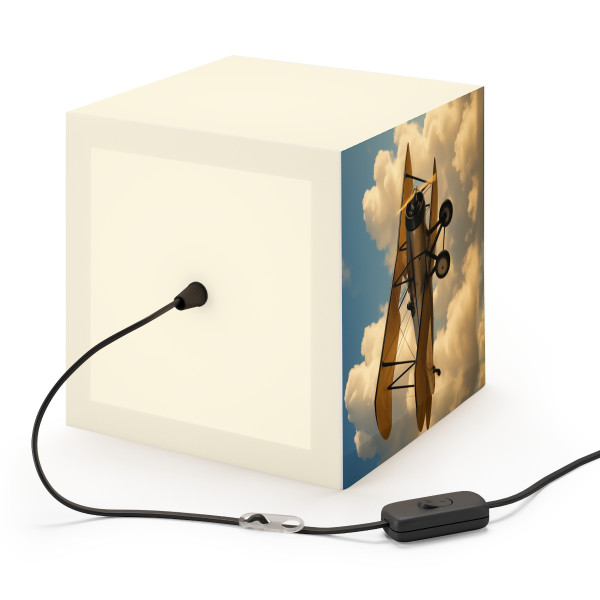 Soaring Above Clouds - Light Cube Lamp
