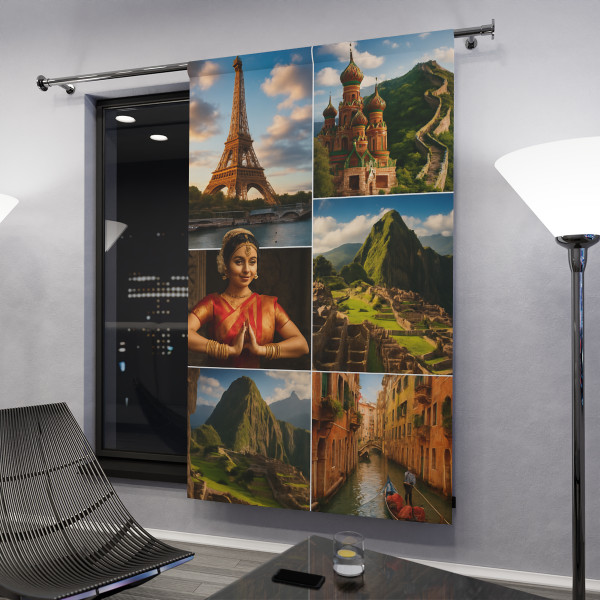 Timeless Journeys - Window Curtains (1 Piece)