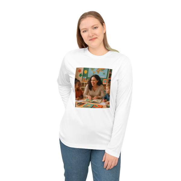 Nurturing Young Minds - Unisex Performance Long Sleeve Shirt
