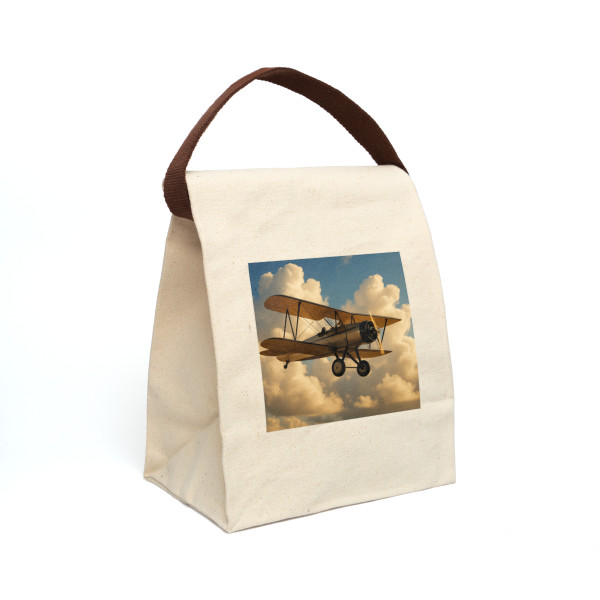 Soaring Above Clouds - Canvas Lunch Bag With Strap