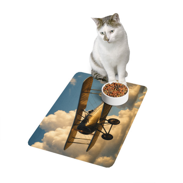 Soaring Above Clouds - Pet Food Mat (12x18)