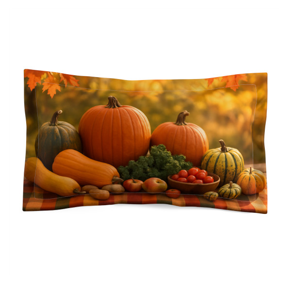 Harvest Table Gathering - Microfiber Pillow Sham