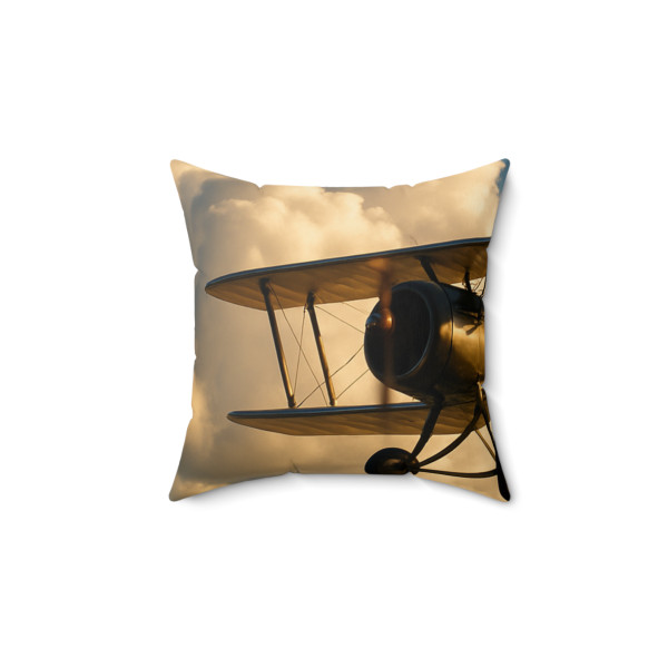 Soaring Above Clouds - Spun Polyester Square Pillow