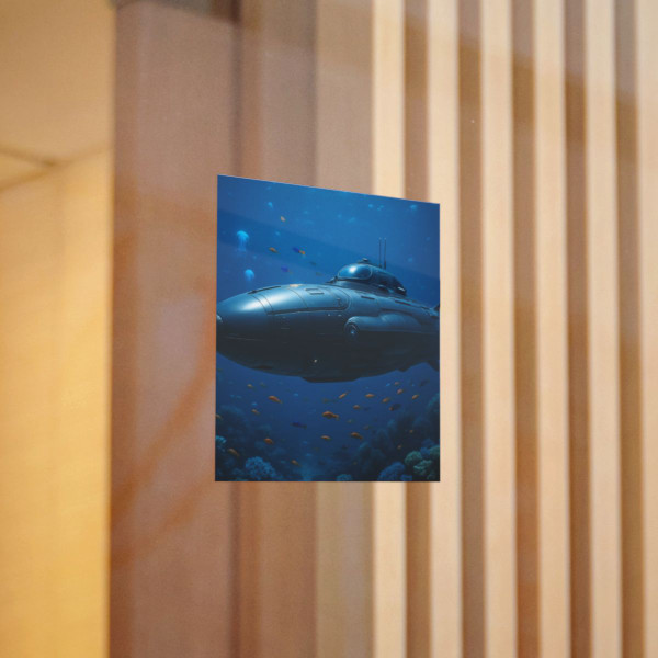 Deep Sea Voyager - Die-Cut Stickers, (DTF)