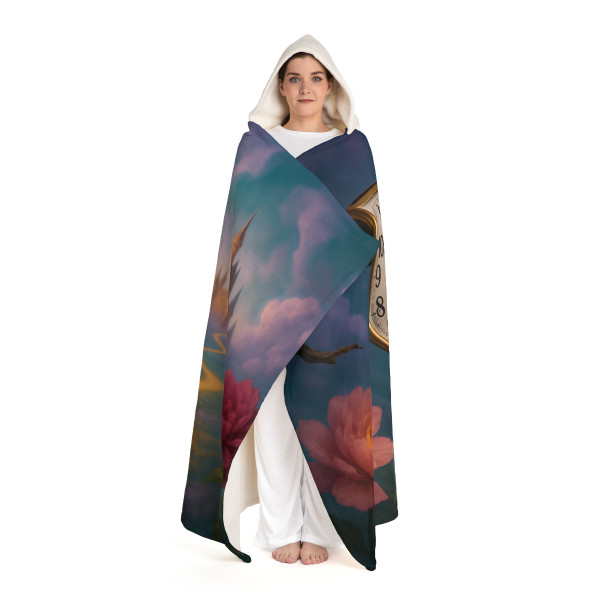 Eternal Dreamscape - Hooded Sherpa Fleece Blanket