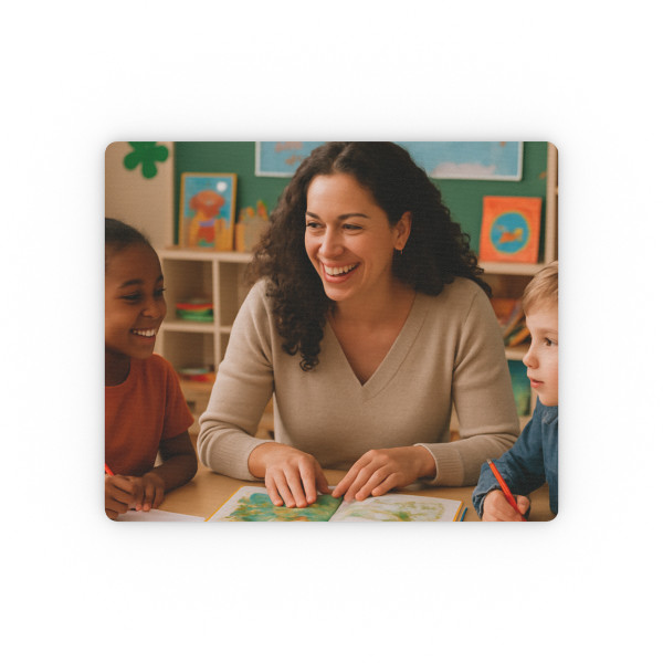 Nurturing Young Minds - Rectangular Mouse Pad