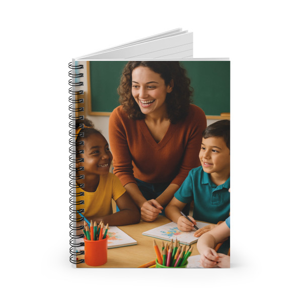 Nurturing Young Minds - Spiral Notebook - Ruled Line