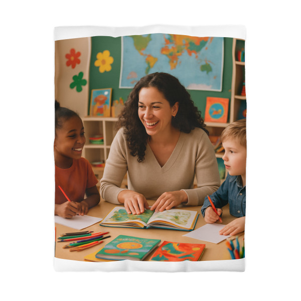 Nurturing Young Minds - Microfiber Duvet Cover