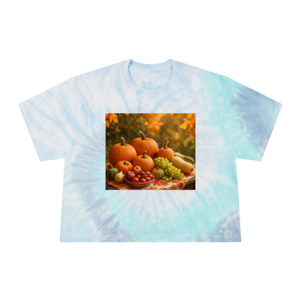 Harvest Table Gathering - Women's Tie-Dye Crop Tee