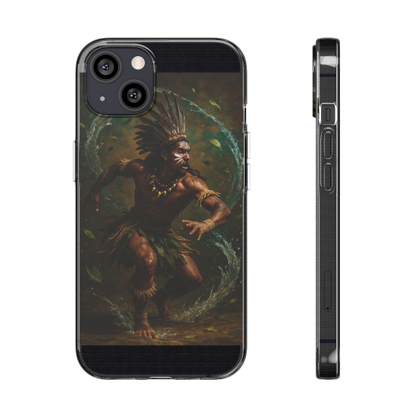Nature's Spirit Dance - Clear Silicone Phone Cases