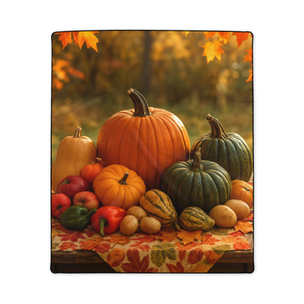 Harvest Table Gathering - Polyester Blanket