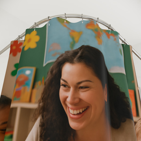 Nurturing Young Minds - Shower Curtains