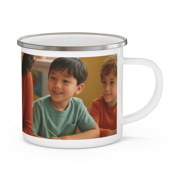Nurturing Young Minds - Enamel Camping Mug