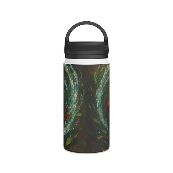 Nature's Spirit Dance - Stainless Steel Water Bottle, Handle Lid