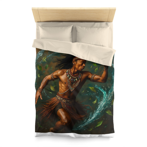Nature's Spirit Dance - Microfiber Duvet Cover