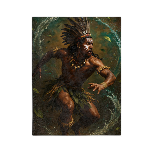 Nature's Spirit Dance - Velveteen Microfiber Blanket