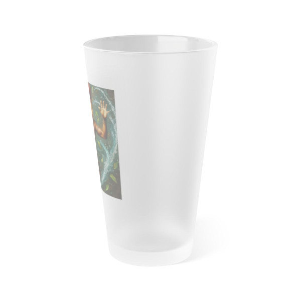 Nature's Spirit Dance - Frosted Pint Glass, 16oz