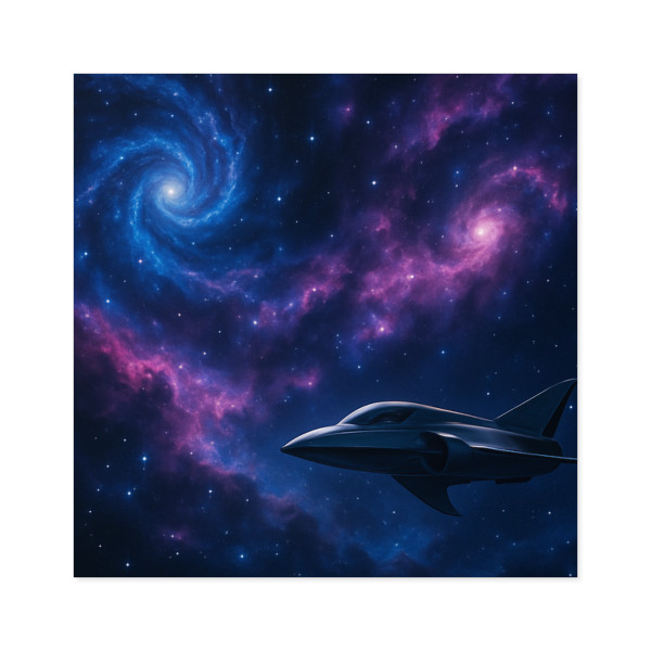 Galactic Odyssey - Square Stickers, Indoor\Outdoor