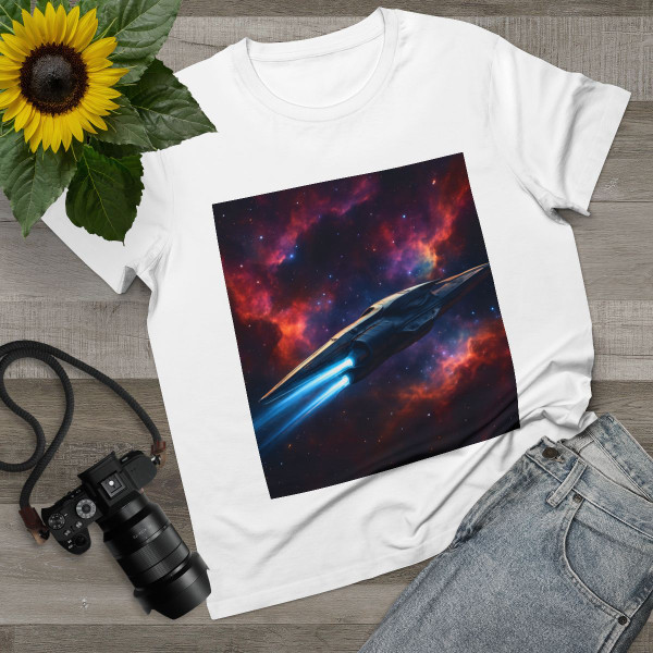 Galactic Voyager - Women’s Maple Tee 