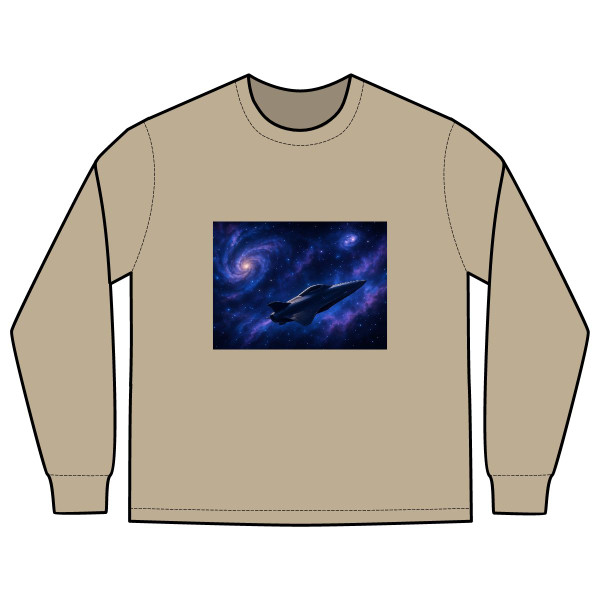 Galactic Odyssey - Men's Heavy Faded Long Sleeve Tee