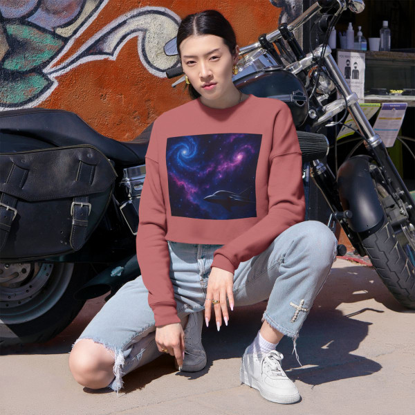 Galactic Odyssey - Women's Cropped Sweatshirt