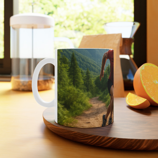 Endurance Trailblazer - White Ceramic Mug, 11oz and 15oz