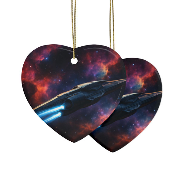 Galactic Voyager - Ceramic Ornaments (1pcs, 5pcs, 10pcs, 20pcs)